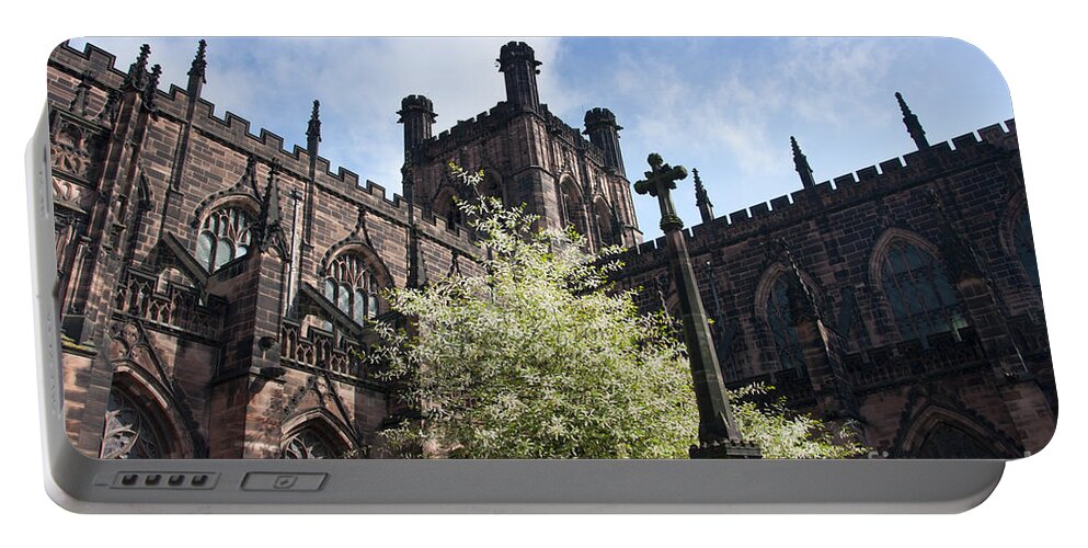 2011 Portable Battery Charger featuring the photograph Chester Cathedral #1 by Andrew Michael