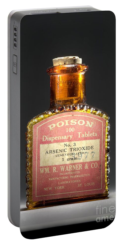 Science Portable Battery Charger featuring the photograph Poison, Circa 1900 #1 by Science Source