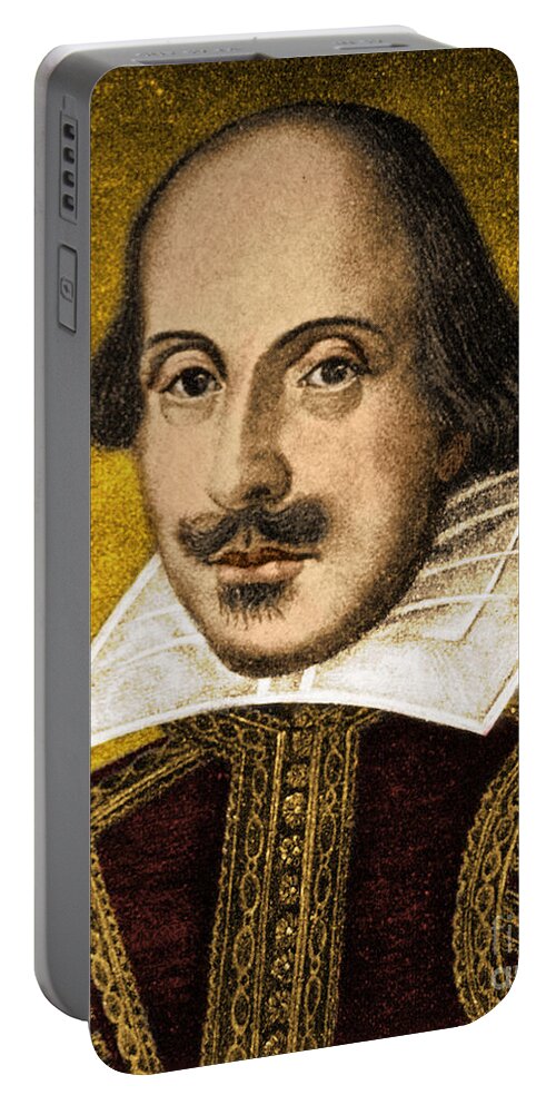 William Shakespeare Portable Battery Charger featuring the photograph William Shakespeare by Science Source