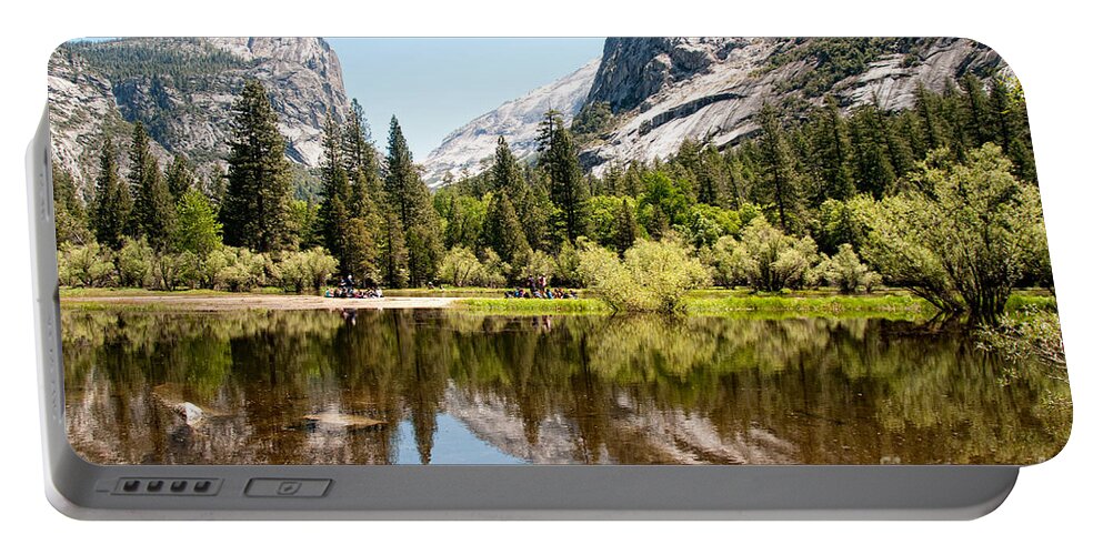California Portable Battery Charger featuring the digital art Yosemite #15 by Carol Ailles