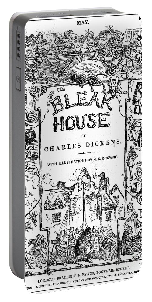 1852 Portable Battery Charger featuring the photograph Dickens: Bleak House #2 by Granger