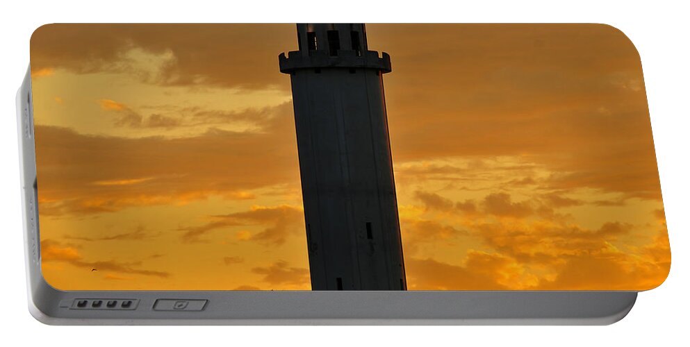 Fine Art Photography Portable Battery Charger featuring the photograph The Tower #2 by David Lee Thompson
