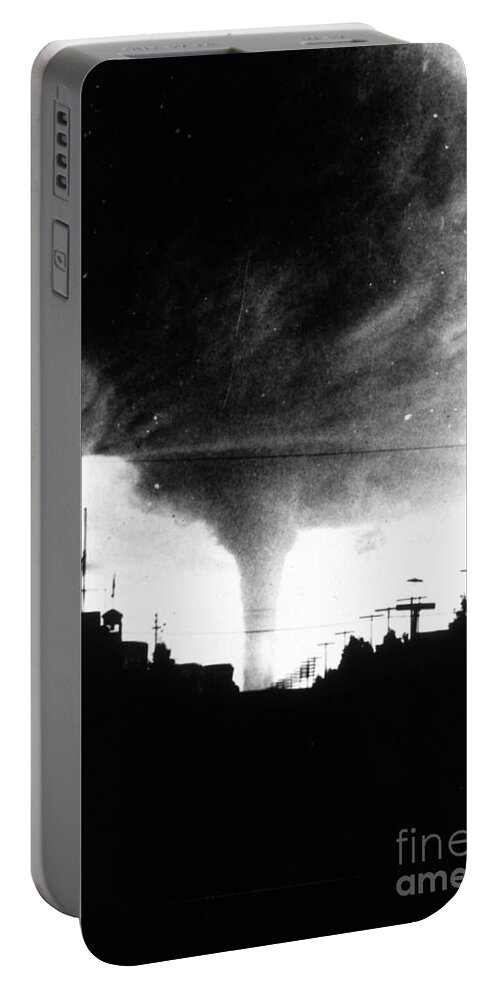 Science Portable Battery Charger featuring the photograph Tornado #28 by Science Source