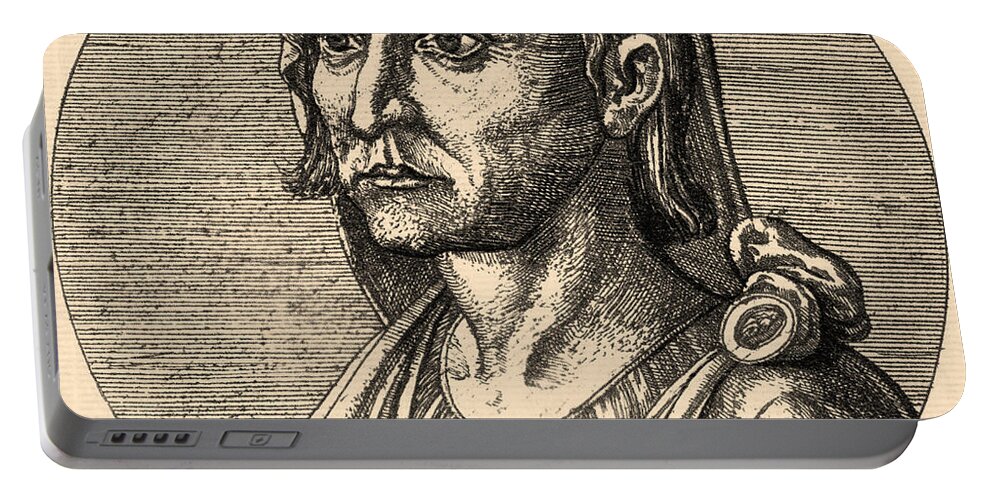 Hippocrates Portable Battery Charger featuring the photograph Hippocrates, Greek Physician #4 by Science Source