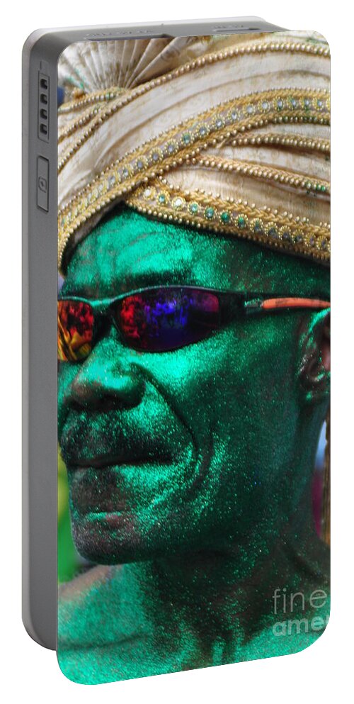 Parades Portable Battery Charger featuring the photograph West Indian Day Parade Brooklyn NY #4 by Mark Gilman