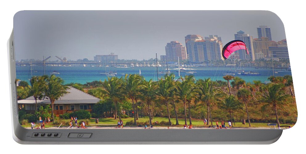Peanut Island Portable Battery Charger featuring the photograph 46- Urban Escape by Joseph Keane
