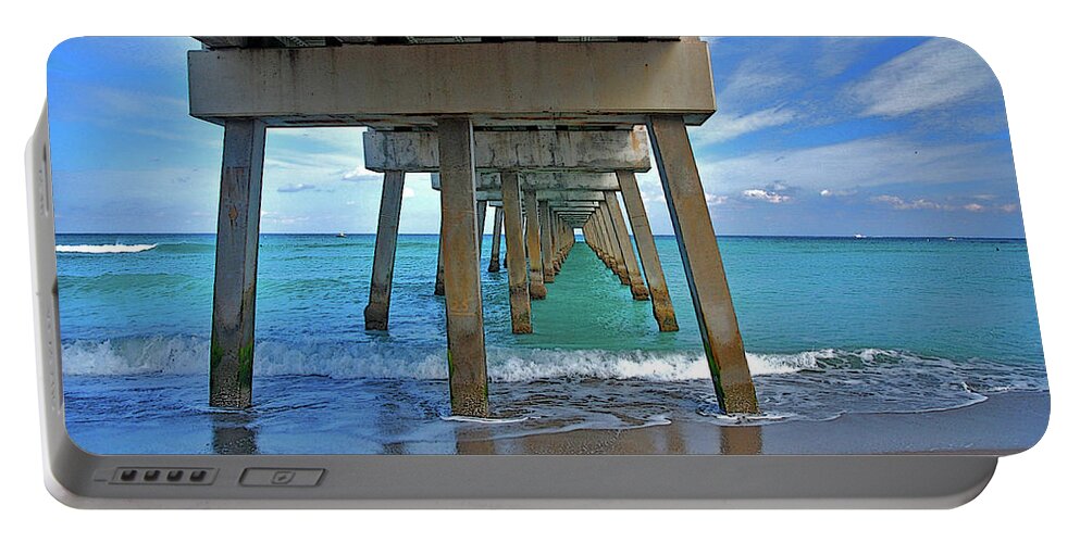  Portable Battery Charger featuring the photograph 50- Juno Pier by Joseph Keane