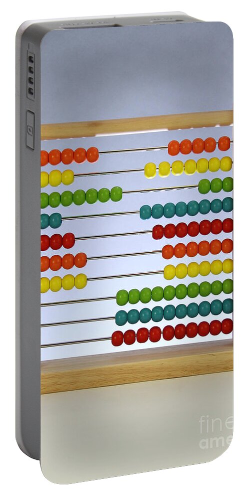 Abacus Portable Battery Charger featuring the Abacus #7 by Photo Researchers, Inc.