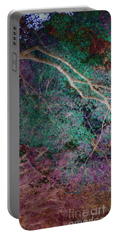 Forest Portable Battery Charger featuring the photograph A Forest of Magic by Eena Bo