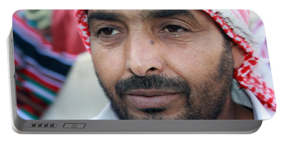 Man Portable Battery Charger featuring the photograph A man from Jericho by Munir Alawi