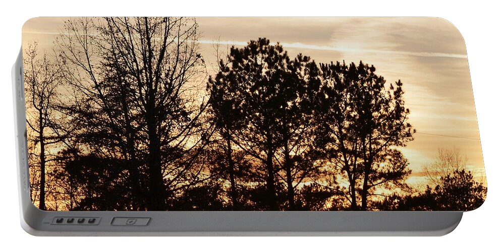 Winter Portable Battery Charger featuring the photograph A Winter's Eve by Maria Urso