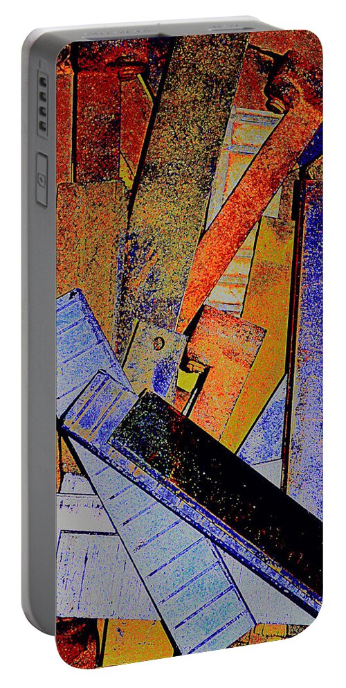 Absract Portable Battery Charger featuring the photograph Absolutely Rigid  by Diane montana Jansson