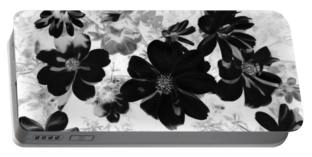 Abstract Photography Portable Battery Charger featuring the photograph Abstract Flowers 4 by Kim Galluzzo Wozniak