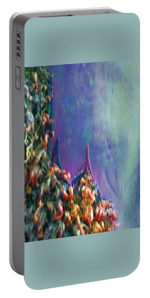 Nature Portable Battery Charger featuring the digital art Ancesters by Richard Laeton