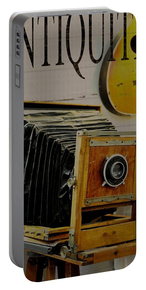 Antiques Portable Battery Charger featuring the photograph Antiquites by Jan Amiss Photography