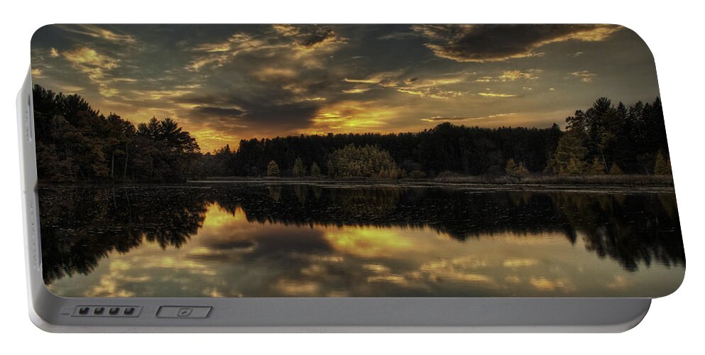 Autumn Portable Battery Charger featuring the photograph Autumn Sunset by Thomas Young