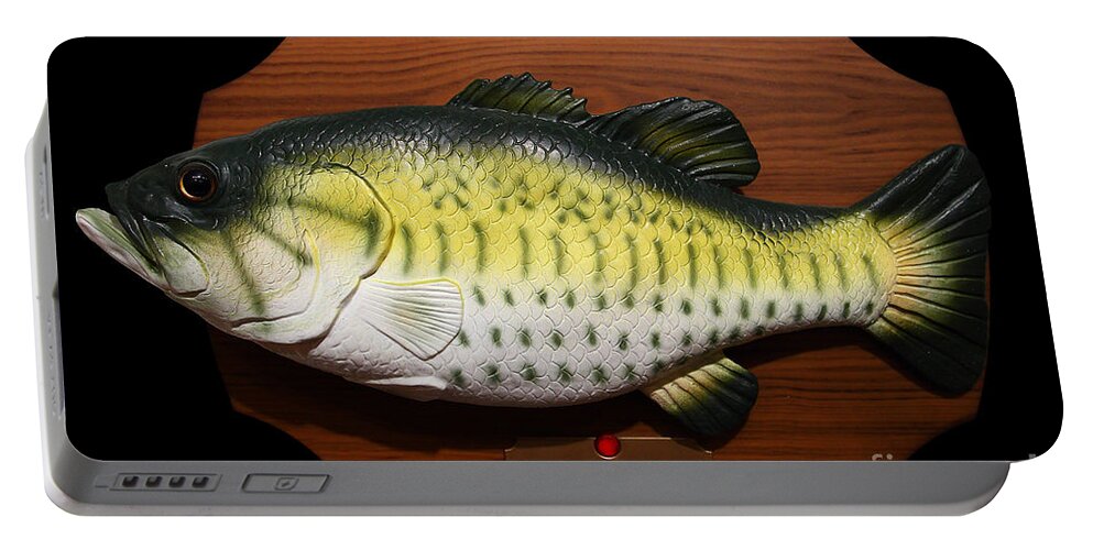 Father Portable Battery Charger featuring the photograph Big Mouth Billy Bass . 7D13533 by Wingsdomain Art and Photography