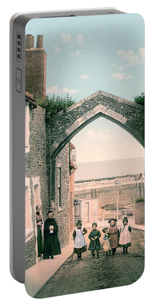Broadstairs Portable Battery Charger featuring the photograph Broadstairs - England - York Gate by International Images