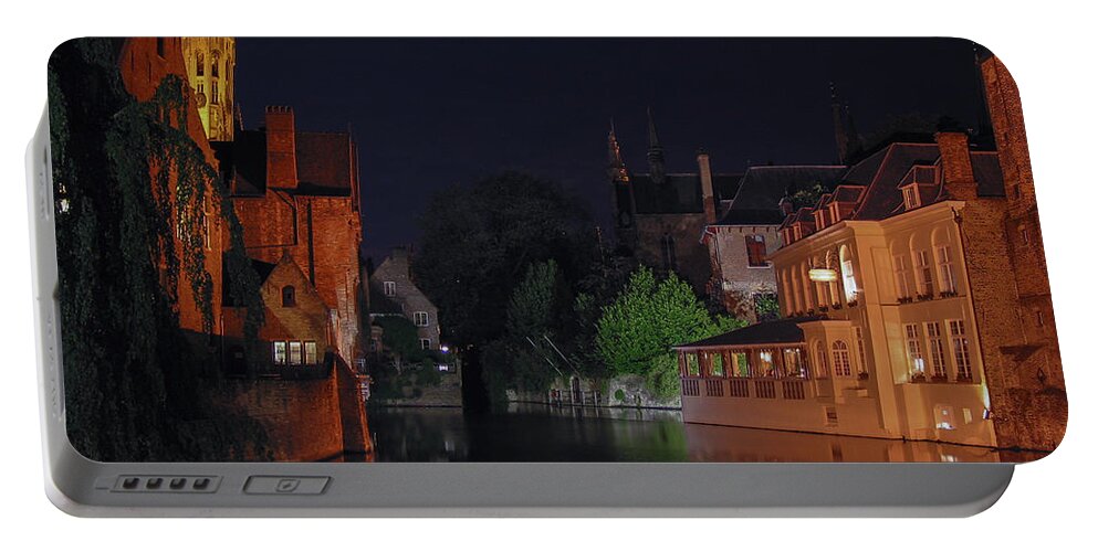 Bruges Portable Battery Charger featuring the photograph Bruges by David Gleeson