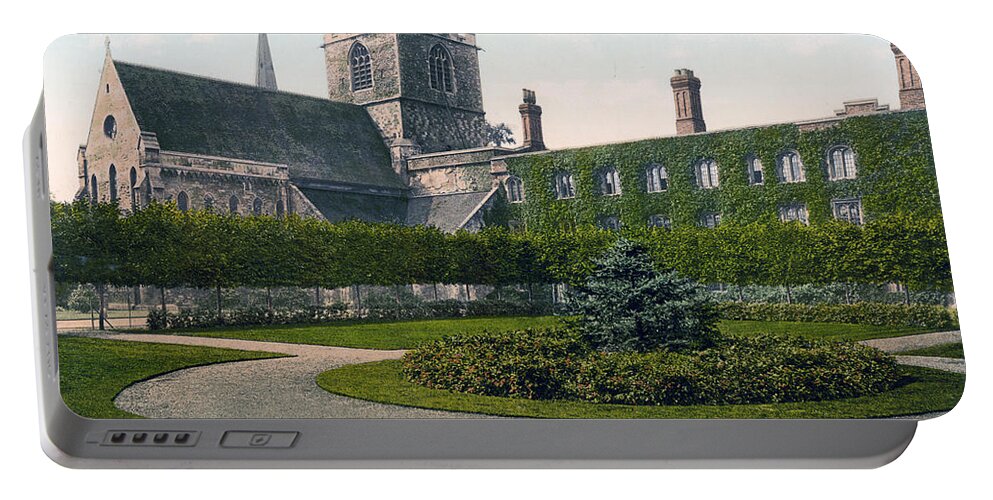 \jesus College\ Portable Battery Charger featuring the photograph Cambridge - England - Jesus College by International Images