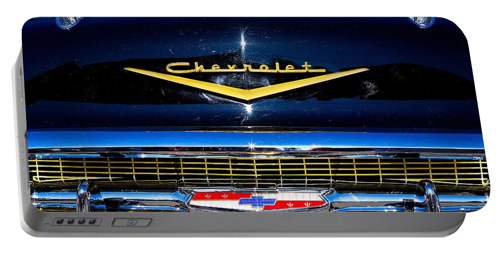 Chevrolet Portable Battery Charger featuring the photograph Chevrolet by Burney Lieberman