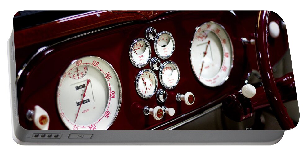 Classic Gauges Portable Battery Charger featuring the photograph Classic Gauges by Jason Abando