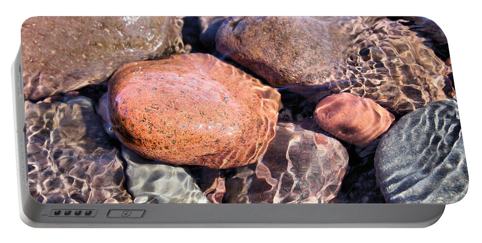 Lake Superior Portable Battery Charger featuring the photograph Clean by Kristin Elmquist