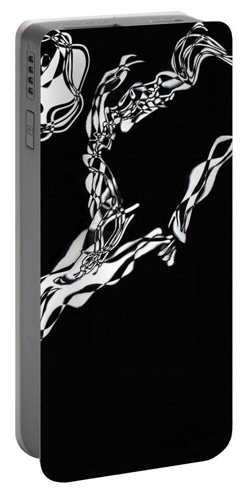  Abstract Paintings Portable Battery Charger featuring the digital art Cliente Dreams by Mayhem Mediums
