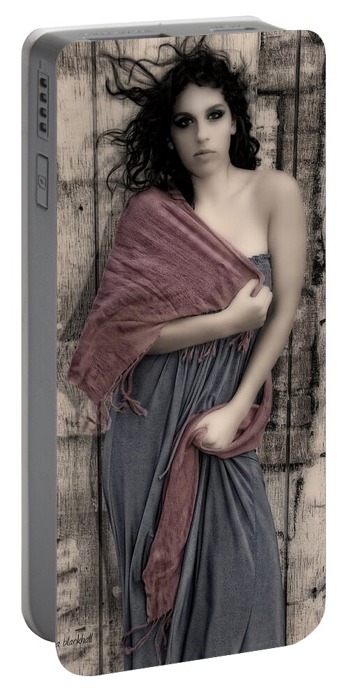 Woman Portable Battery Charger featuring the photograph Concrete Velvet 5 by Donna Blackhall