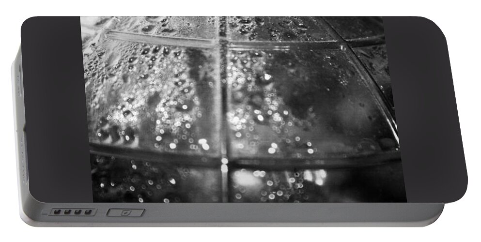 Water Portable Battery Charger featuring the photograph Condensate by Samantha Lusby