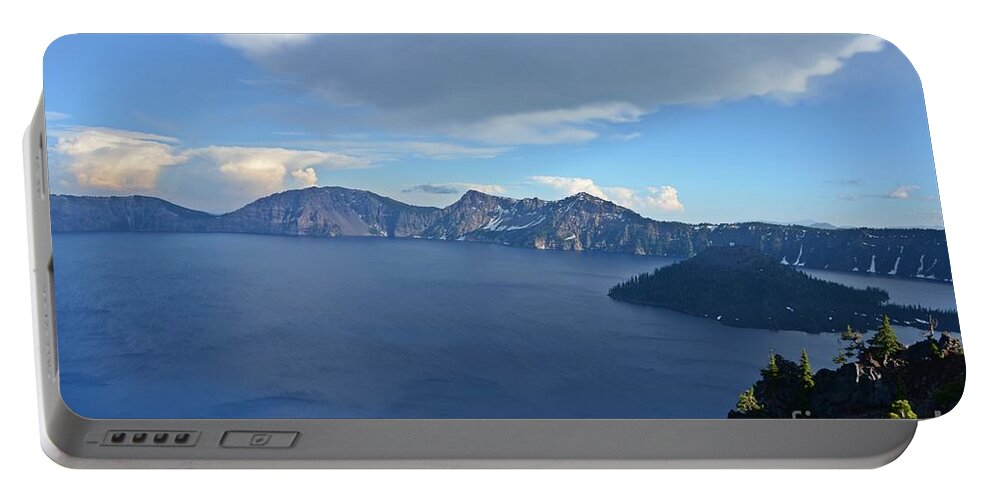 Crater Lake Portable Battery Charger featuring the photograph Crater Lake by Cassie Marie Photography