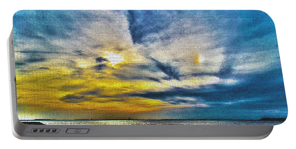 Digital Art Portable Battery Charger featuring the photograph Crazy Sky by Shannon Harrington