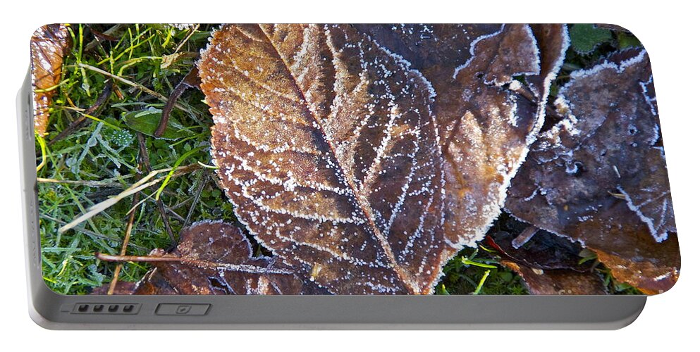 Photography Portable Battery Charger featuring the photograph December Frosting by Sean Griffin