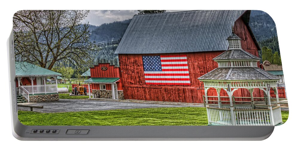 Hdr Portable Battery Charger featuring the photograph Feeling Patriotic by Brad Granger