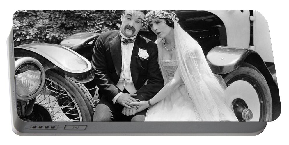 -weddings & Gowns- Portable Battery Charger featuring the photograph Film Where Am I by Granger