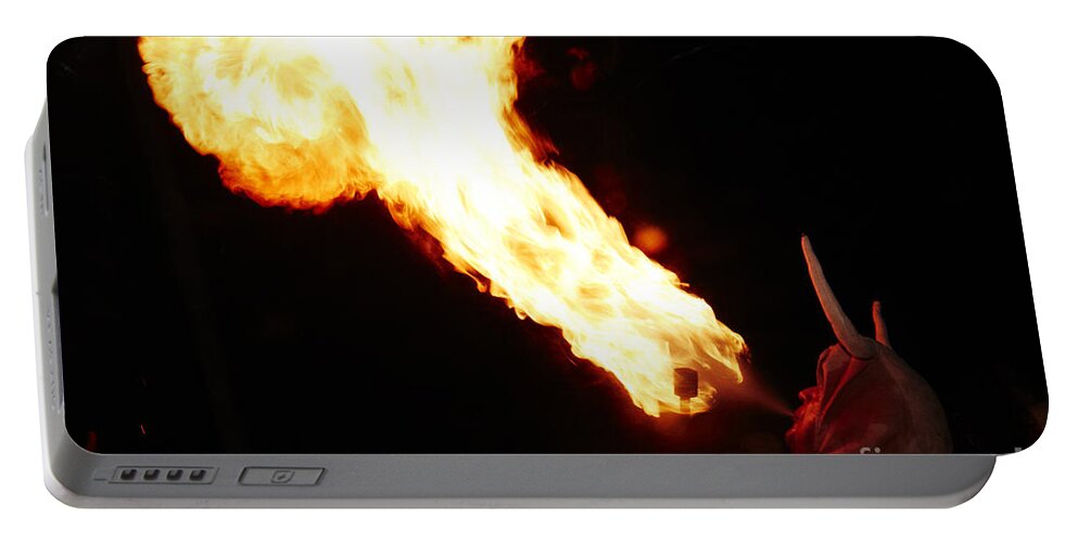 Fuego Portable Battery Charger featuring the photograph Fire axe by Agusti Pardo Rossello