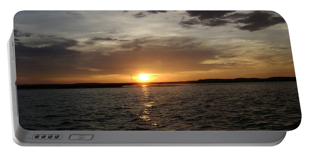 Sunset Portable Battery Charger featuring the photograph Florida Sunset by Al Griffin