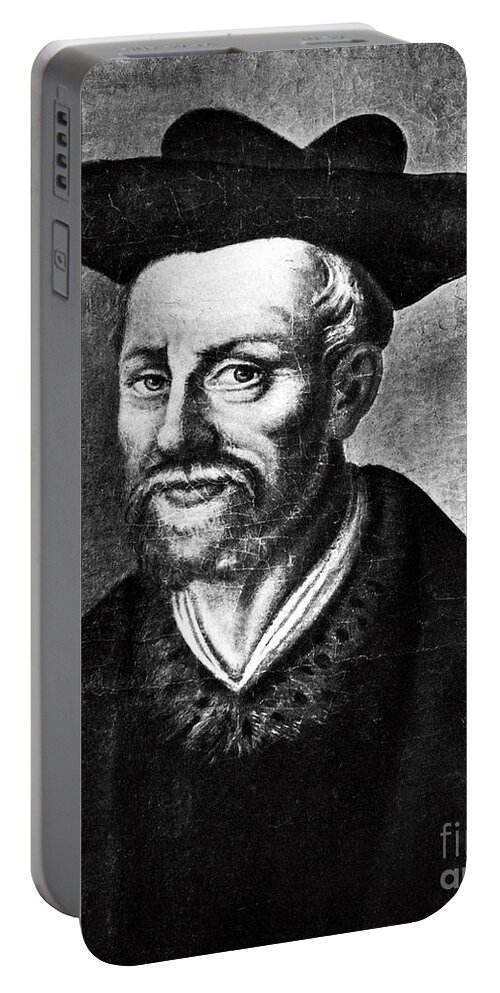 History Portable Battery Charger featuring the photograph Francois Rabelais, French Author by Photo Researchers
