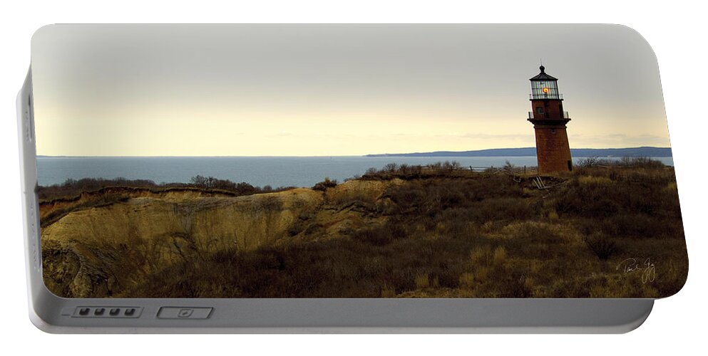 Martha's Vineyard Portable Battery Charger featuring the photograph Gay Head Light by Paul Gaj