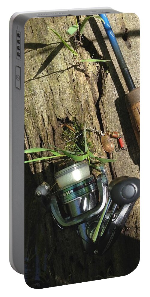 Brown Trout Portable Battery Charger featuring the photograph Gear by Joseph Yarbrough