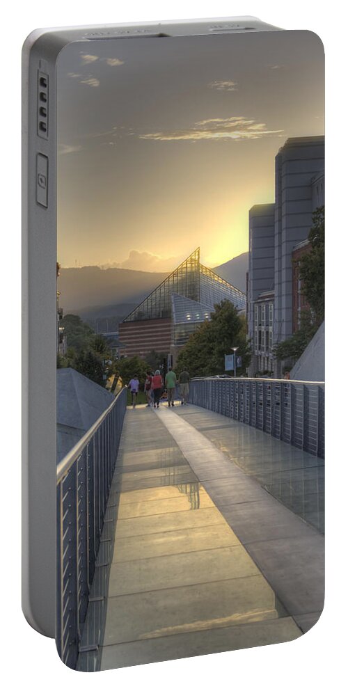 Glass Bridge Portable Battery Charger featuring the photograph Glass Bridge by David Troxel