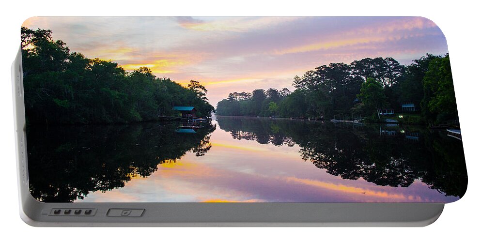 Reflections Portable Battery Charger featuring the photograph Good Morning by Shannon Harrington