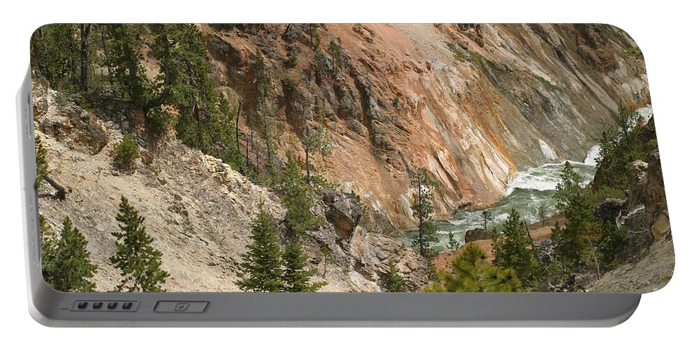 Grand Canyon Portable Battery Charger featuring the photograph Grand Canyon and Yellowstone River by Living Color Photography Lorraine Lynch