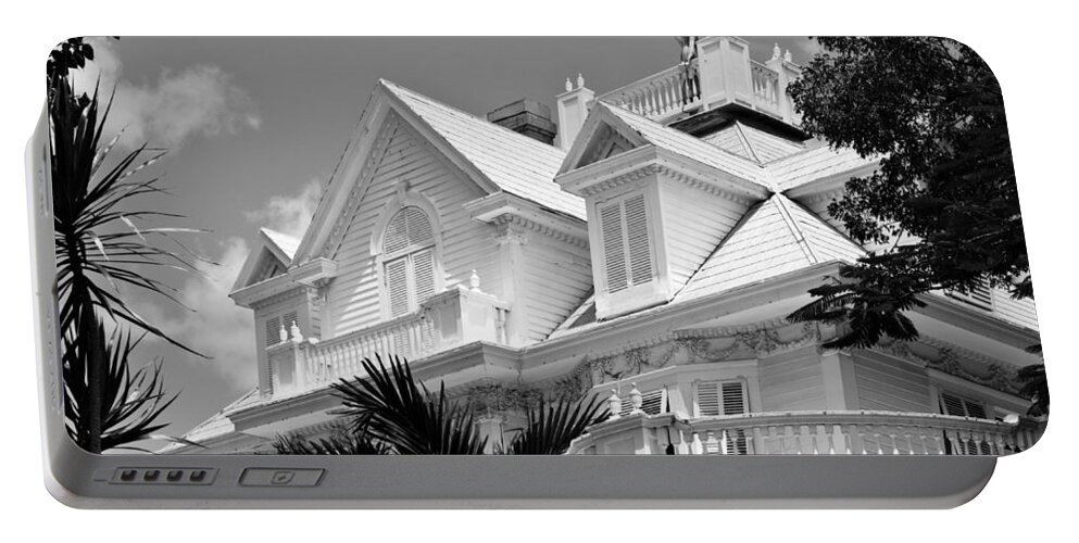 Architecture Portable Battery Charger featuring the photograph Halloween Lookout by Ed Gleichman