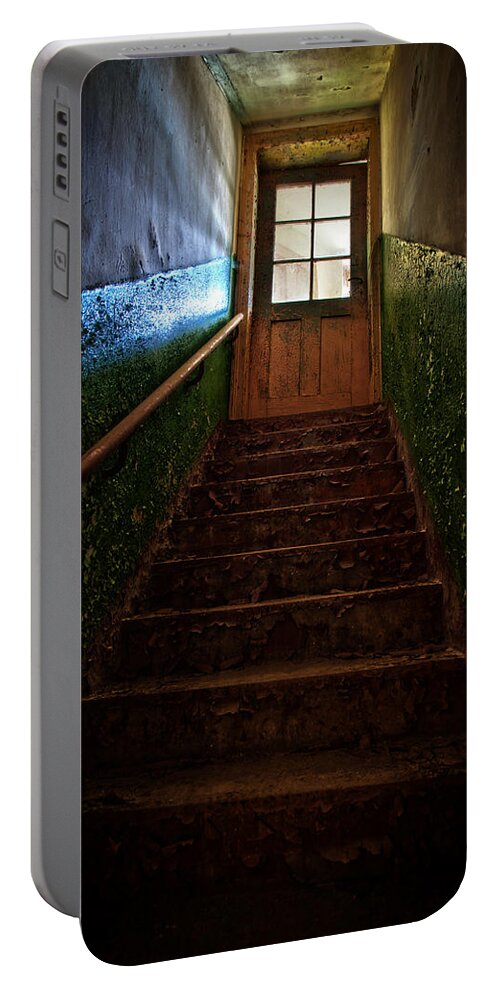 Abandoned Portable Battery Charger featuring the photograph Heaven is closed by Nathan Wright