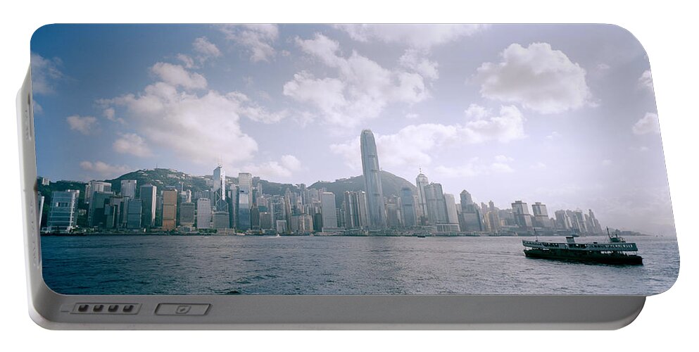 Hong Kong Portable Battery Charger featuring the photograph Hong Kong Skyline by Shaun Higson