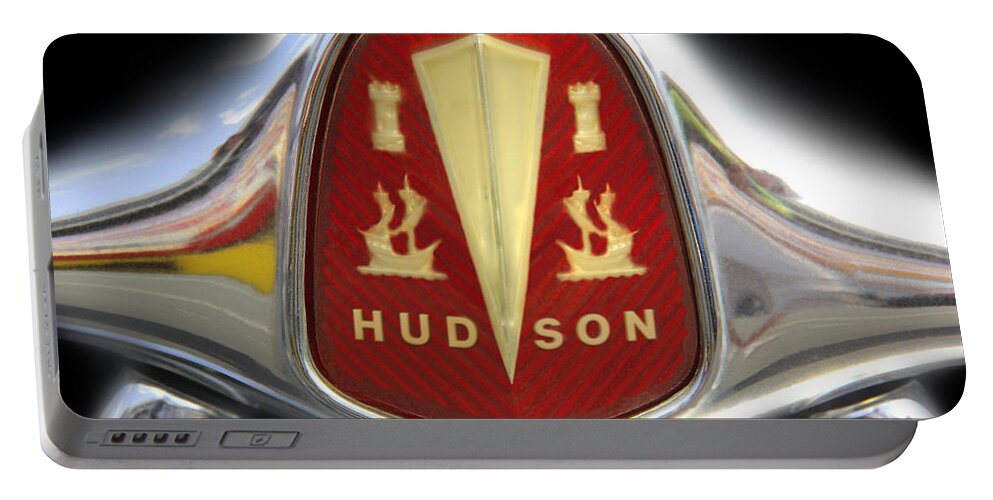 Hudson Portable Battery Charger featuring the photograph Hudson Grill Ornament by Mike McGlothlen