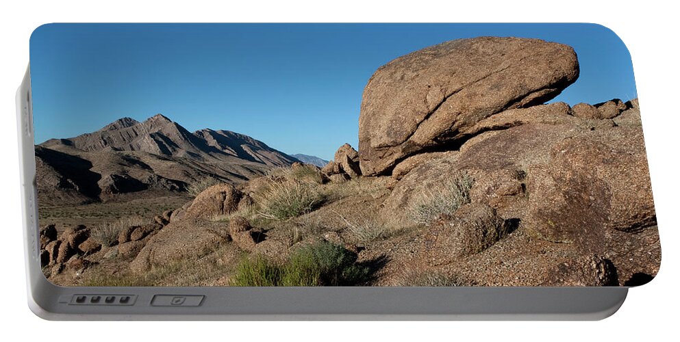 Gold Butte Region Portable Battery Charger featuring the photograph Humping Rock by Lorraine Devon Wilke