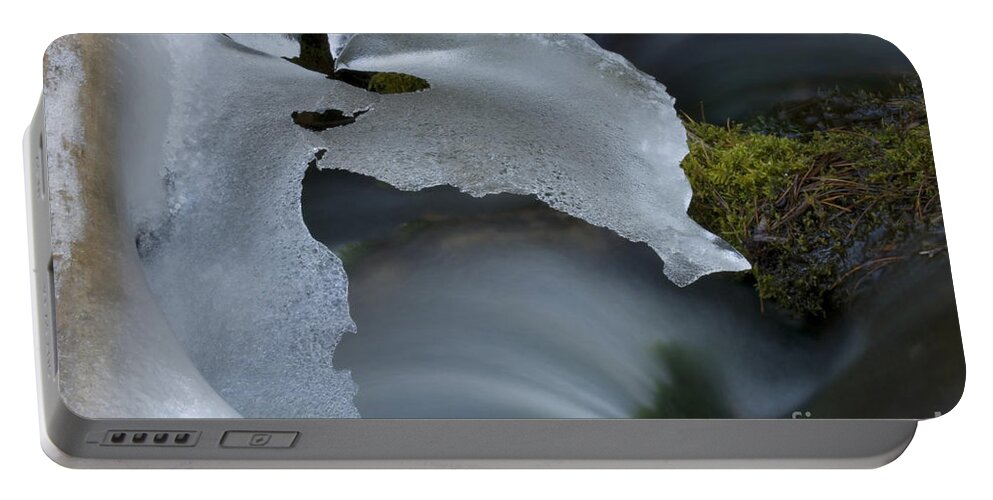 Ice Portable Battery Charger featuring the photograph Ice 9 by Bob Christopher