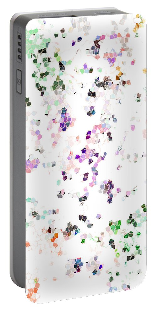 Mosaic Portable Battery Charger featuring the digital art It's a Mad World by Steve Taylor